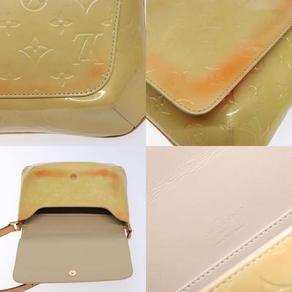 LOUIS VUITTON Monogram Vernis Thompson Street Bag Beige M91301 - Picture 11 of 13